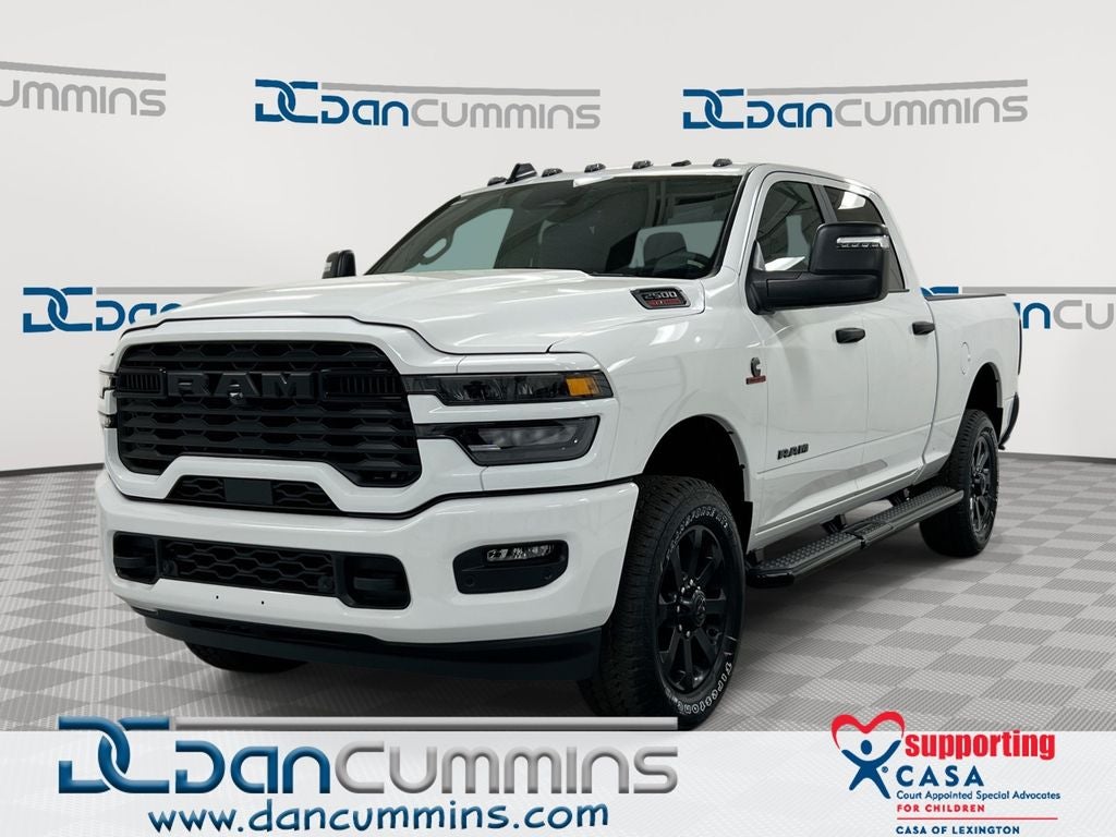 2026 RAM 2500 Big Horn in Bright White Clear-Coat Exterior Paint — front three-quarter view