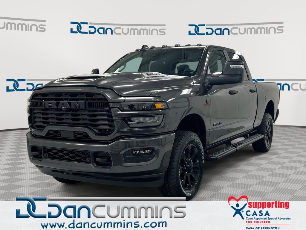 2026 RAM 2500 Big Horn in Granite Crystal Metallic Clear-Coat Exterior Paint — front three-quarter view