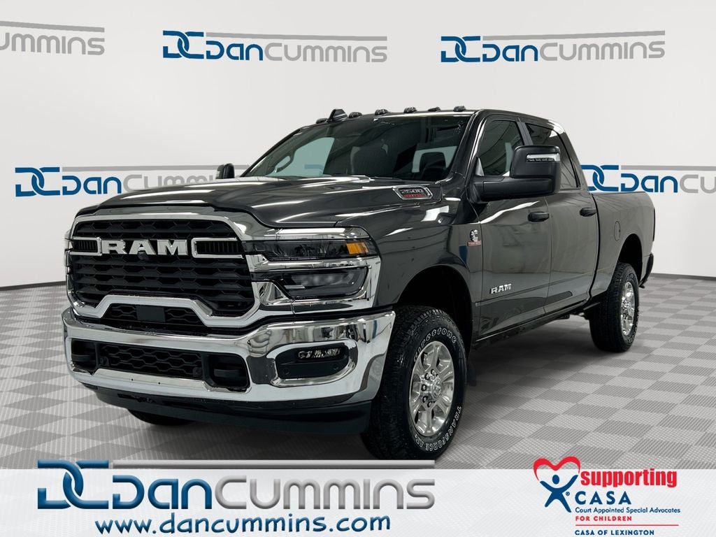 2026 RAM 2500 Big Horn in Granite Crystal Metallic Clear-Coat Exterior Paint — front three-quarter view