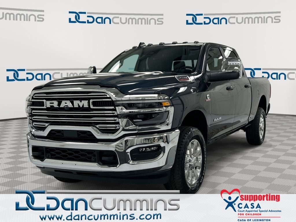 2026 RAM 2500 Laramie in Forged Blue Metallic Exterior Paint — front three-quarter view