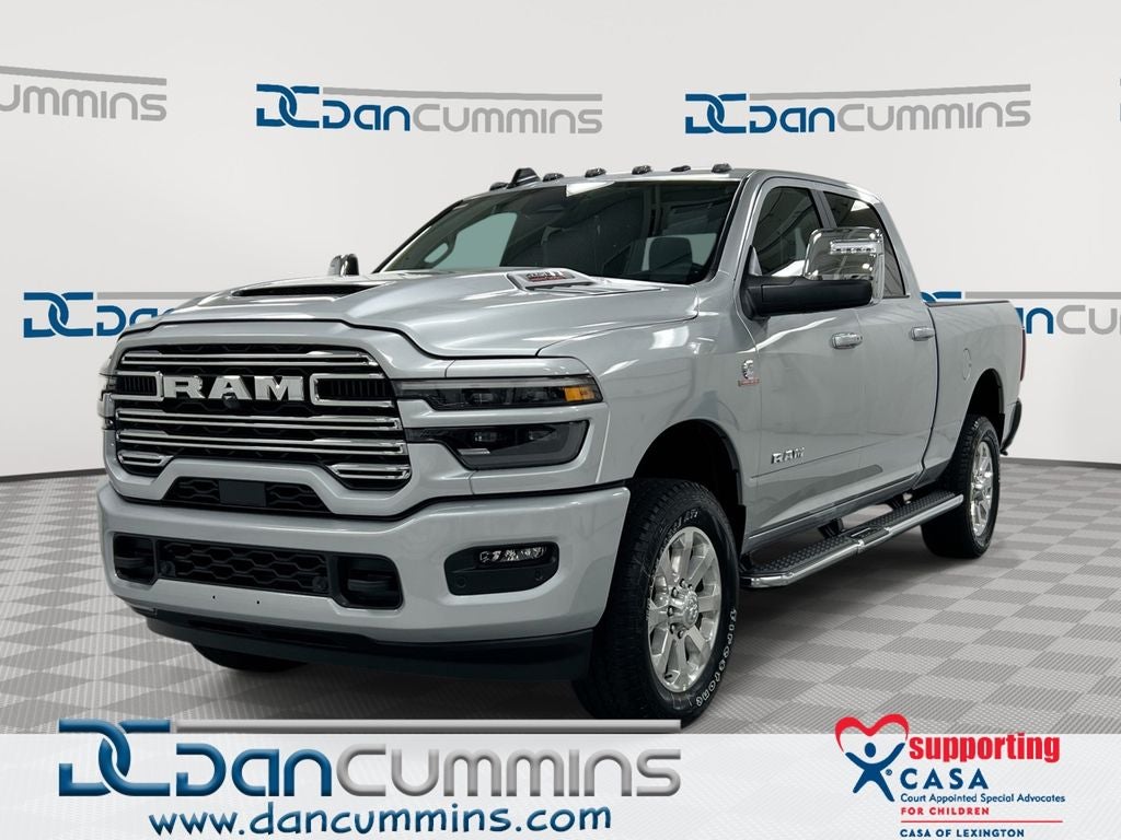 2026 RAM 2500 Laramie in Silver-Zynith Exterior Paint — front three-quarter view