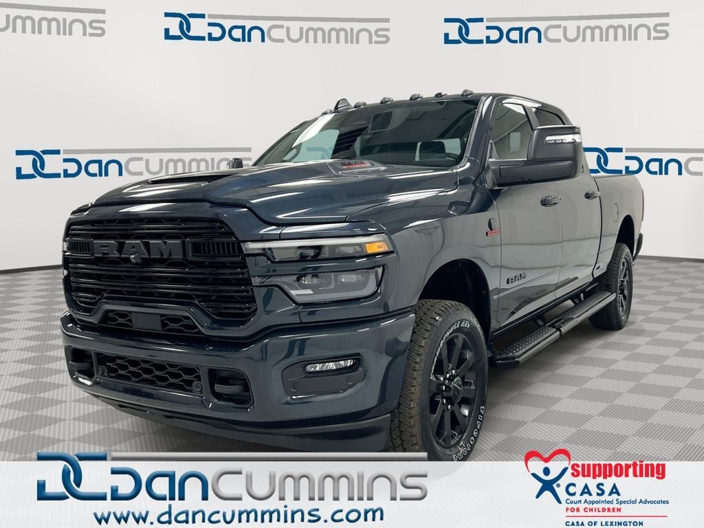 2026 RAM 2500 Laramie in Forged Blue Metallic Exterior Paint — front three-quarter view
