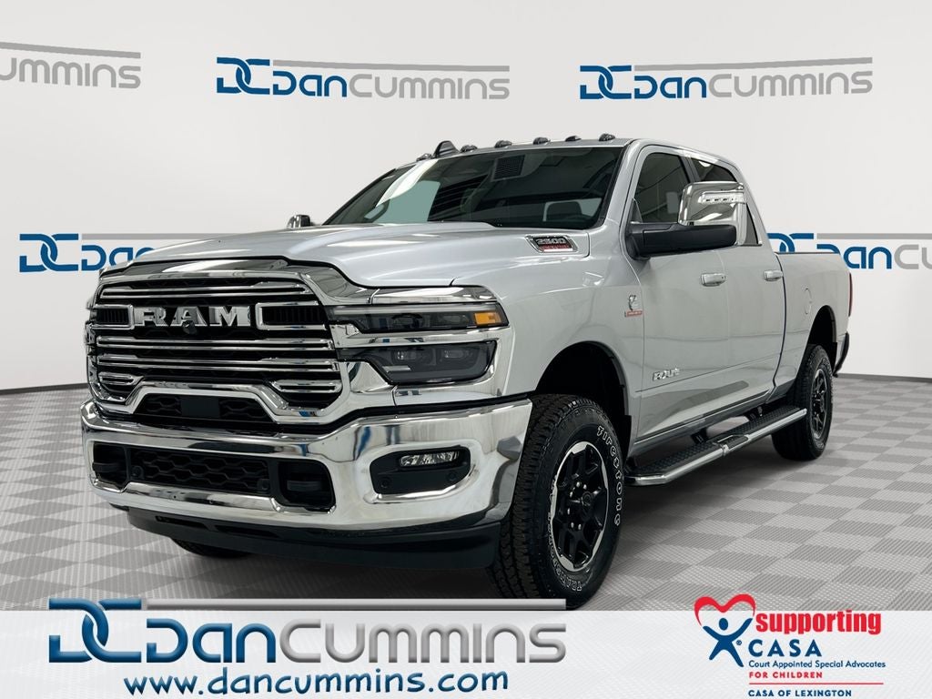 2026 RAM 2500 Laramie in Silver-Zynith Exterior Paint — front three-quarter view
