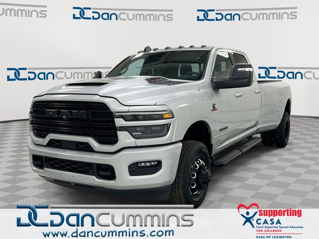 2026 RAM 3500 Laramie in Silver-Zynith Exterior Paint — front three-quarter view