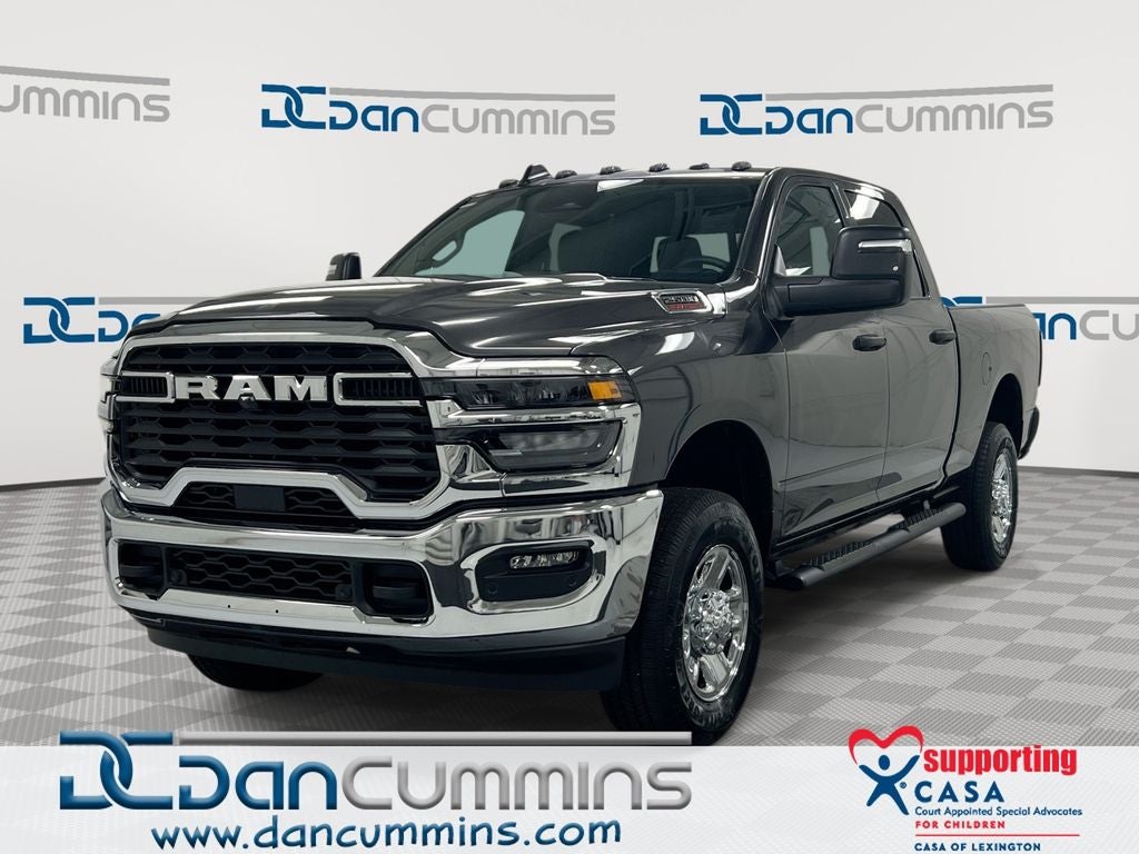 2026 RAM 2500 Tradesman in Granite Crystal Metallic Clear-Coat Exterior Paint — front three-quarter view