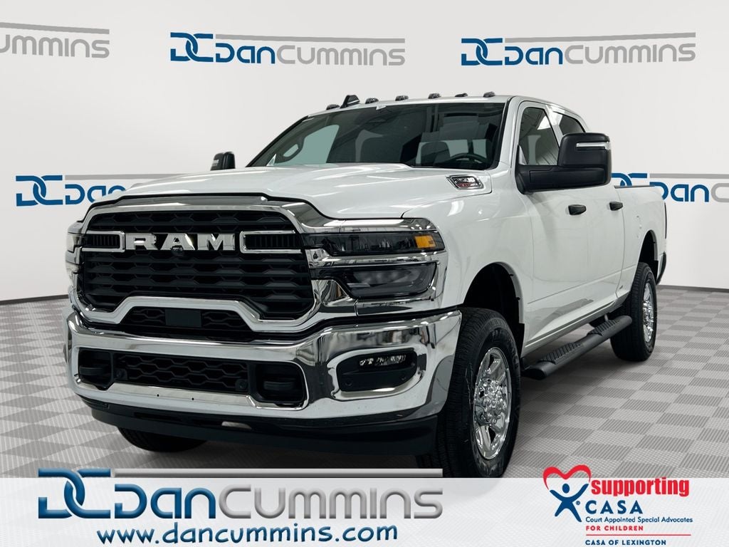 2026 RAM 2500 Tradesman in Bright White Clear-Coat Exterior Paint — front three-quarter view