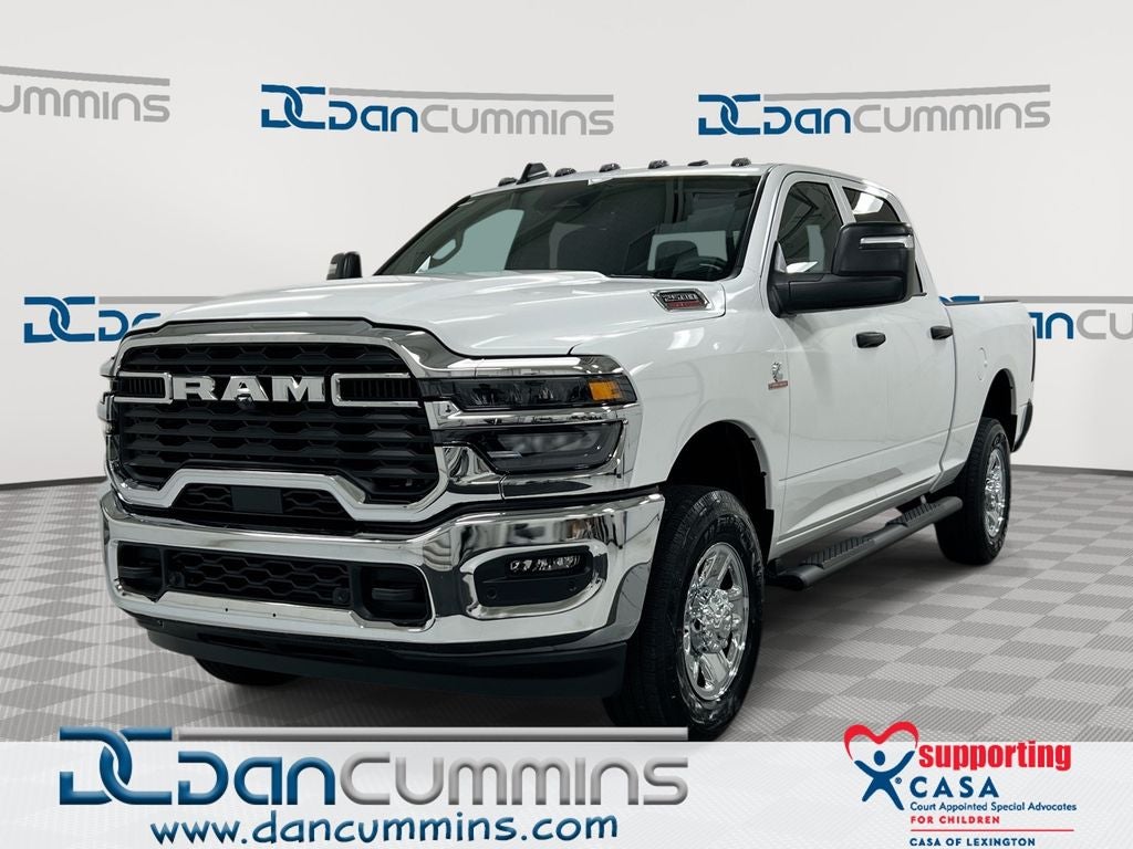2026 RAM 2500 Tradesman in Bright White Clear-Coat Exterior Paint — front three-quarter view
