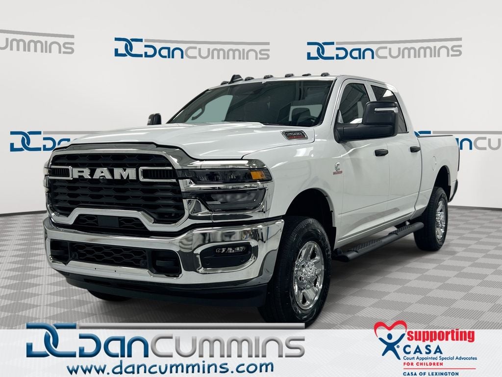 2026 RAM 2500 Tradesman in Bright White Clear-Coat Exterior Paint — front three-quarter view