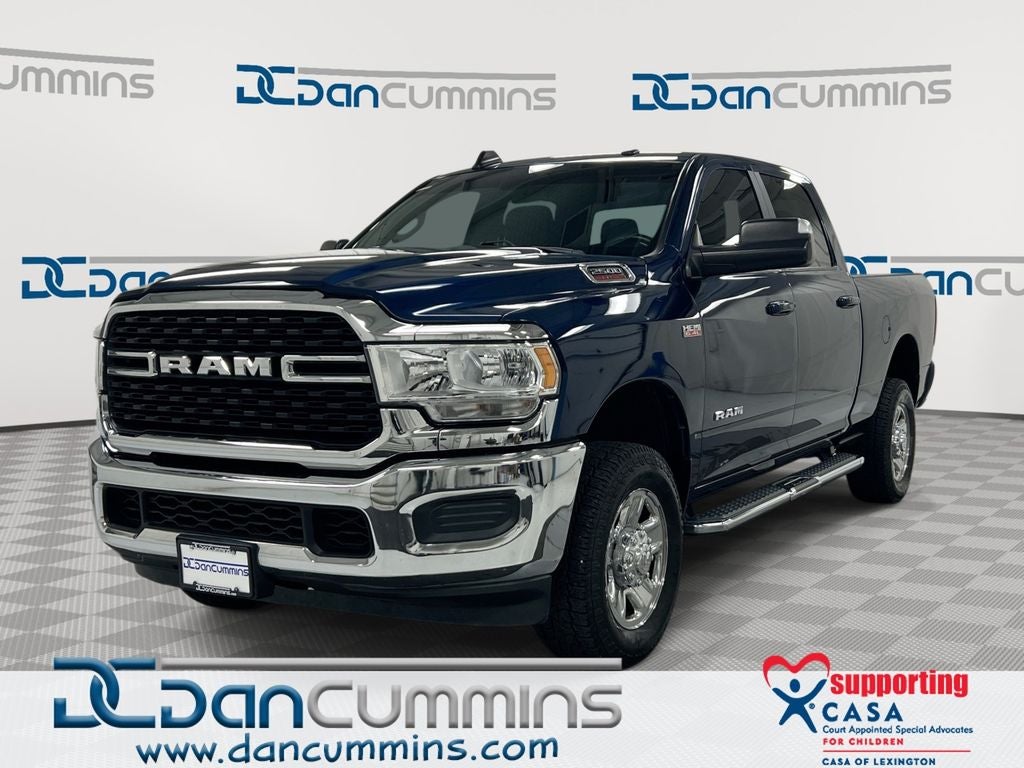 2022 RAM 2500 Big Horn in Patriot Blue Pearlcoat — front three-quarter view