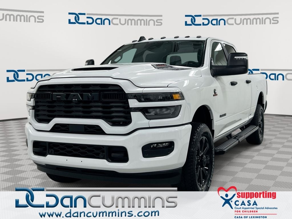 2026 RAM 2500 Big Horn in Bright White Clear-Coat Exterior Paint — front three-quarter view