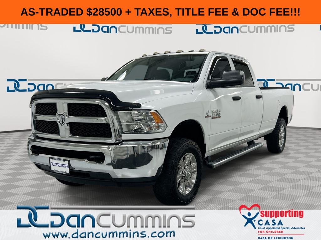 2017 RAM 2500 Tradesman in Bright White Clearcoat — front three-quarter view