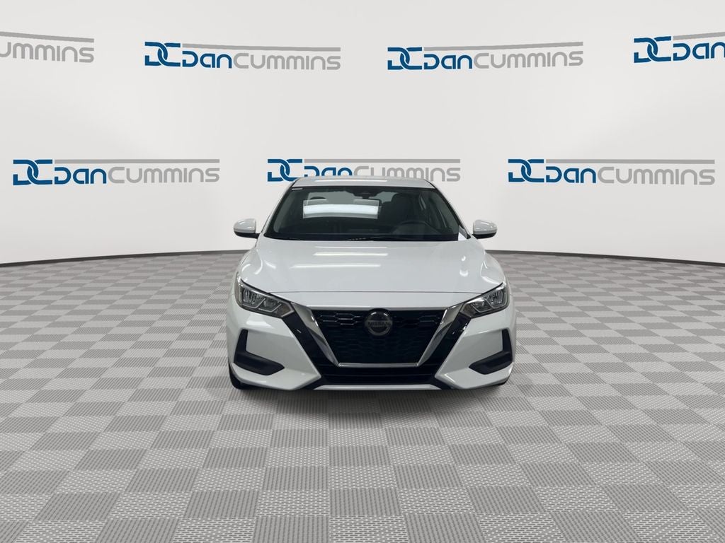 2021 Nissan Sentra — rear three-quarter view
