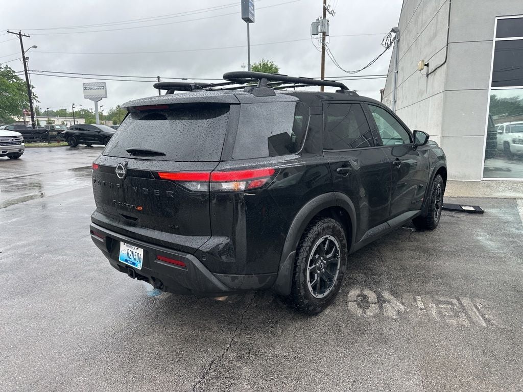 2025 Nissan Pathfinder — rear three-quarter view