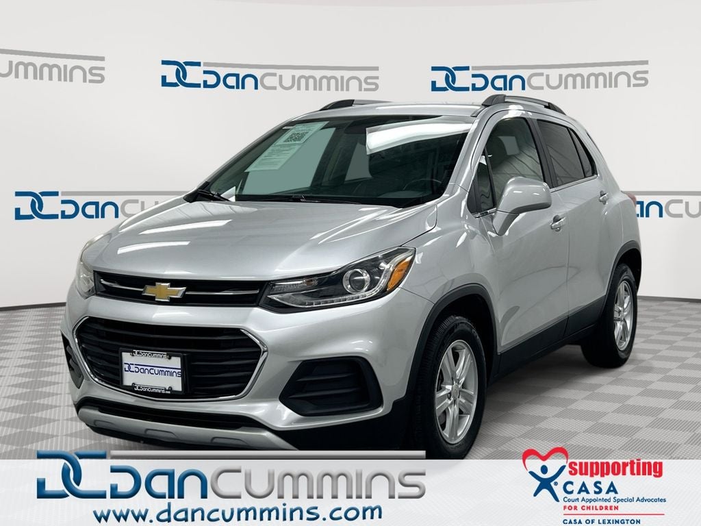 2018 Chevrolet Trax LT in Silver Ice Metallic — front three-quarter view