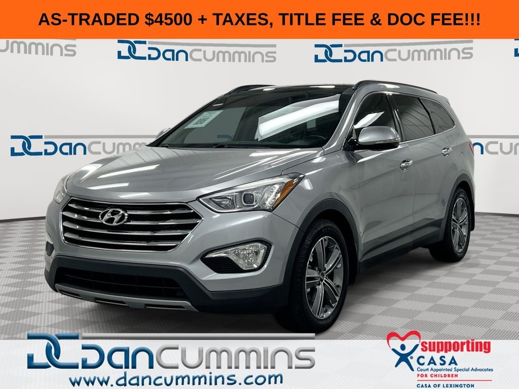 2015 Hyundai Santa Fe Limited in Iron Frost — front three-quarter view