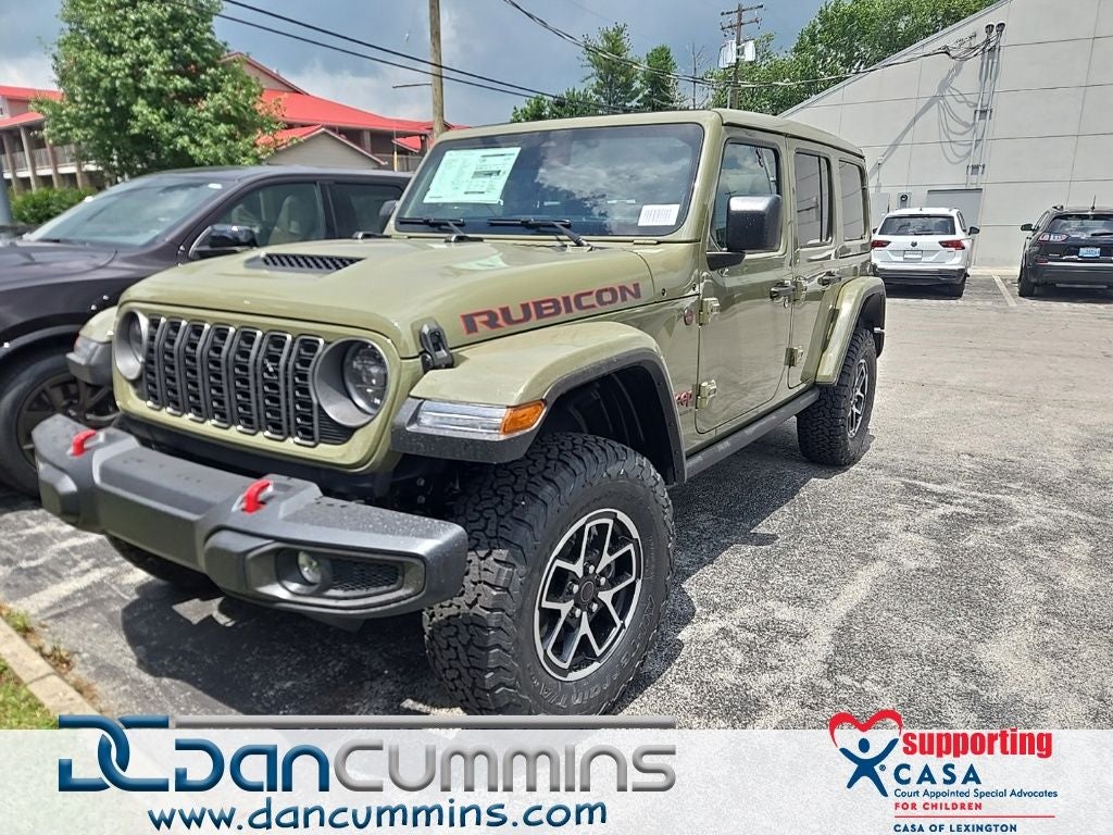 2026 Jeep Wrangler Rubicon in 41 Exterior Paint — front three-quarter view