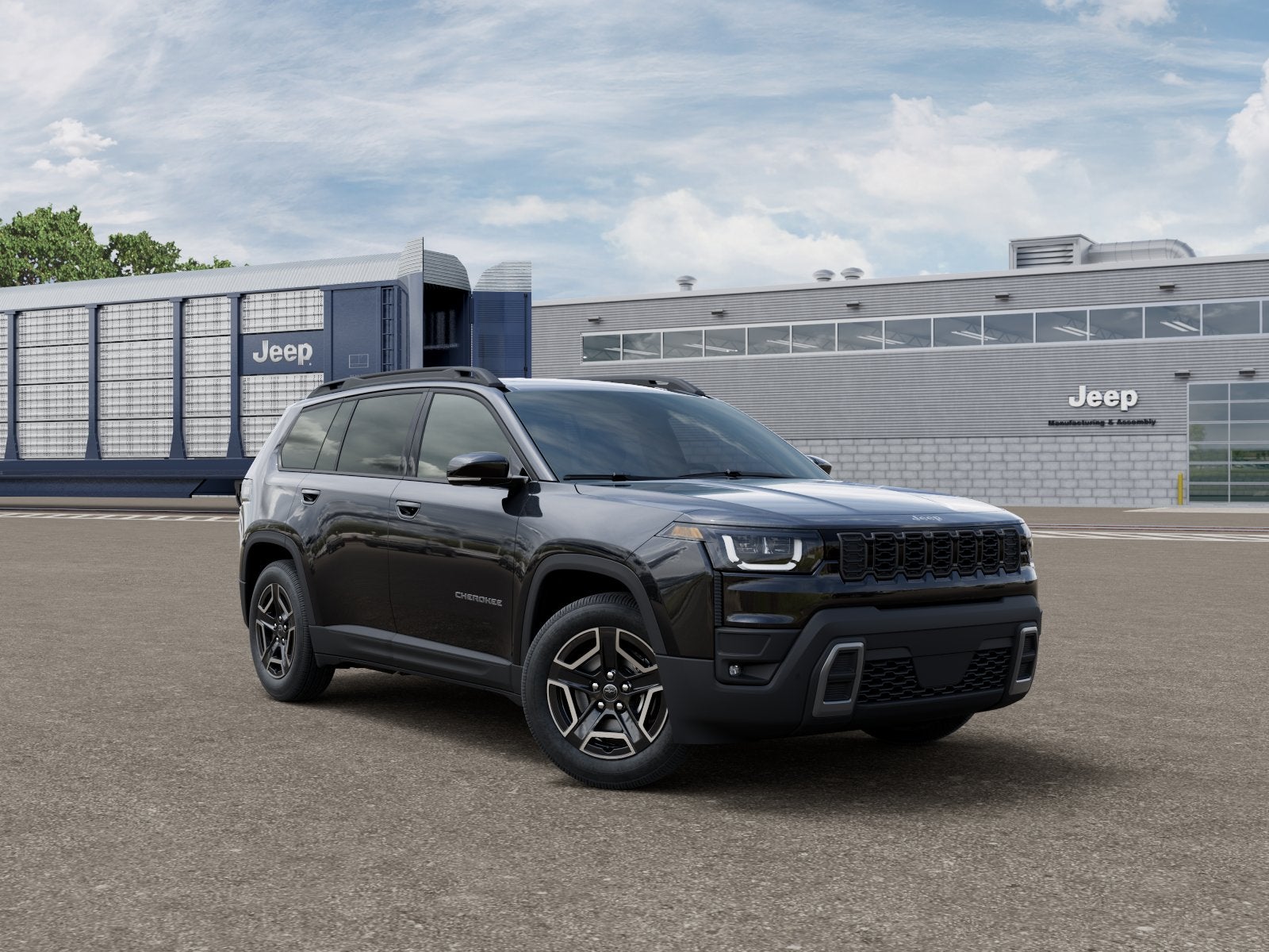 2026 Jeep Cherokee — rear three-quarter view