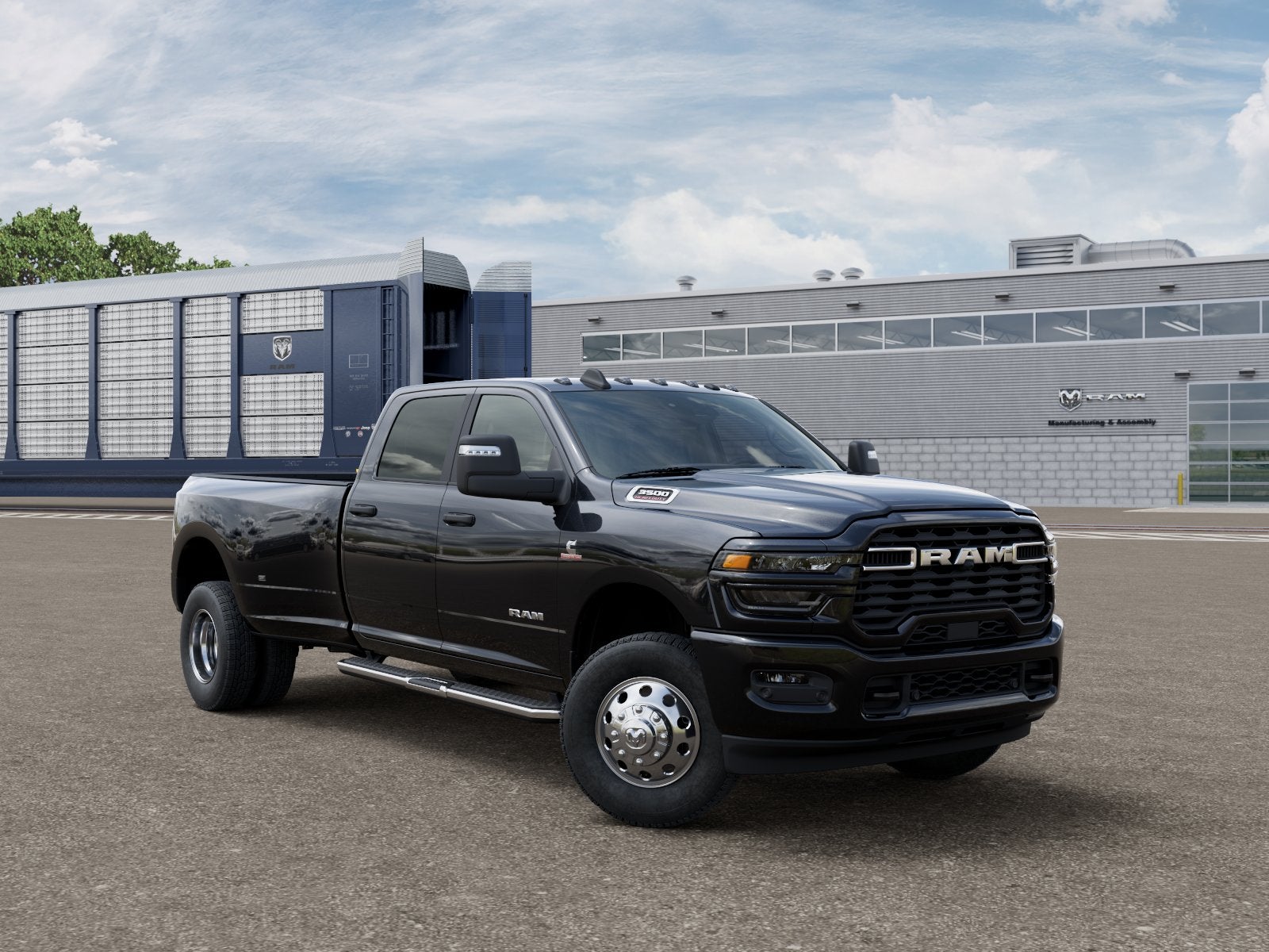 2026 RAM 3500 — rear three-quarter view