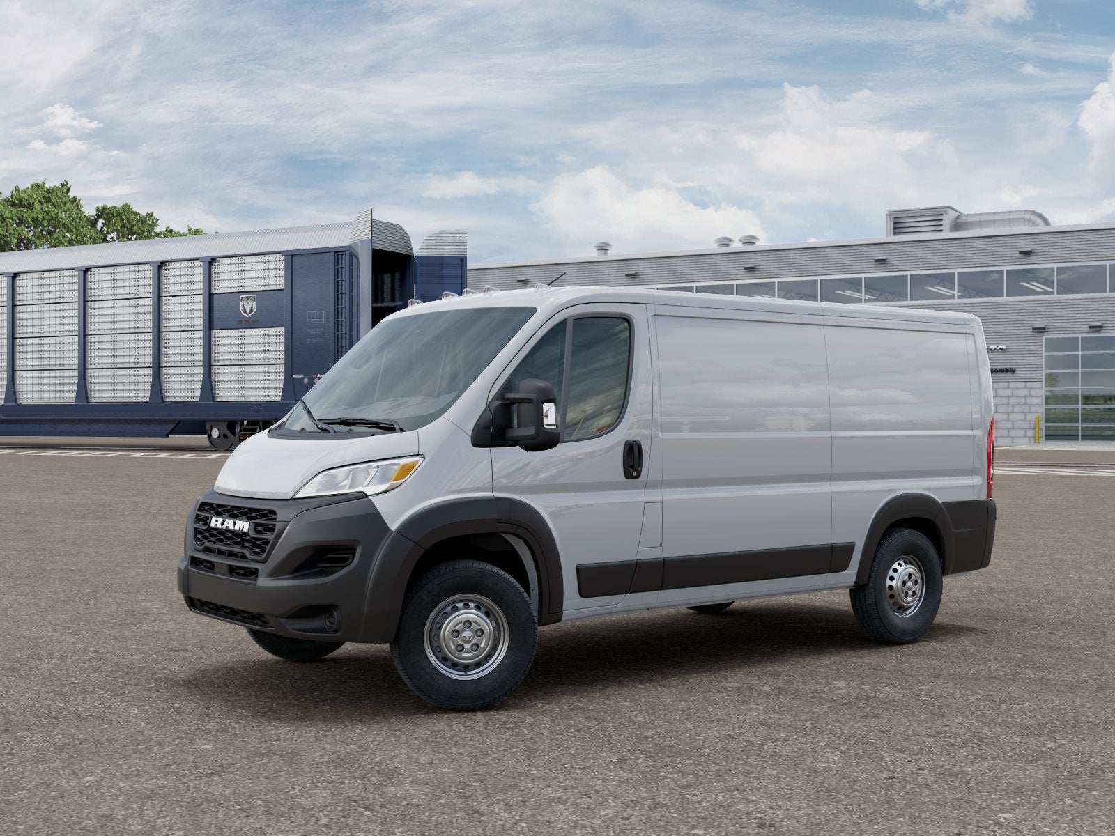 2026 RAM Promaster RAM PROMASTER 2500 TRADESMAN CARGO VAN LOW ROOF 136' WB in Bright White Clear-Coat Exterior Paint — front...