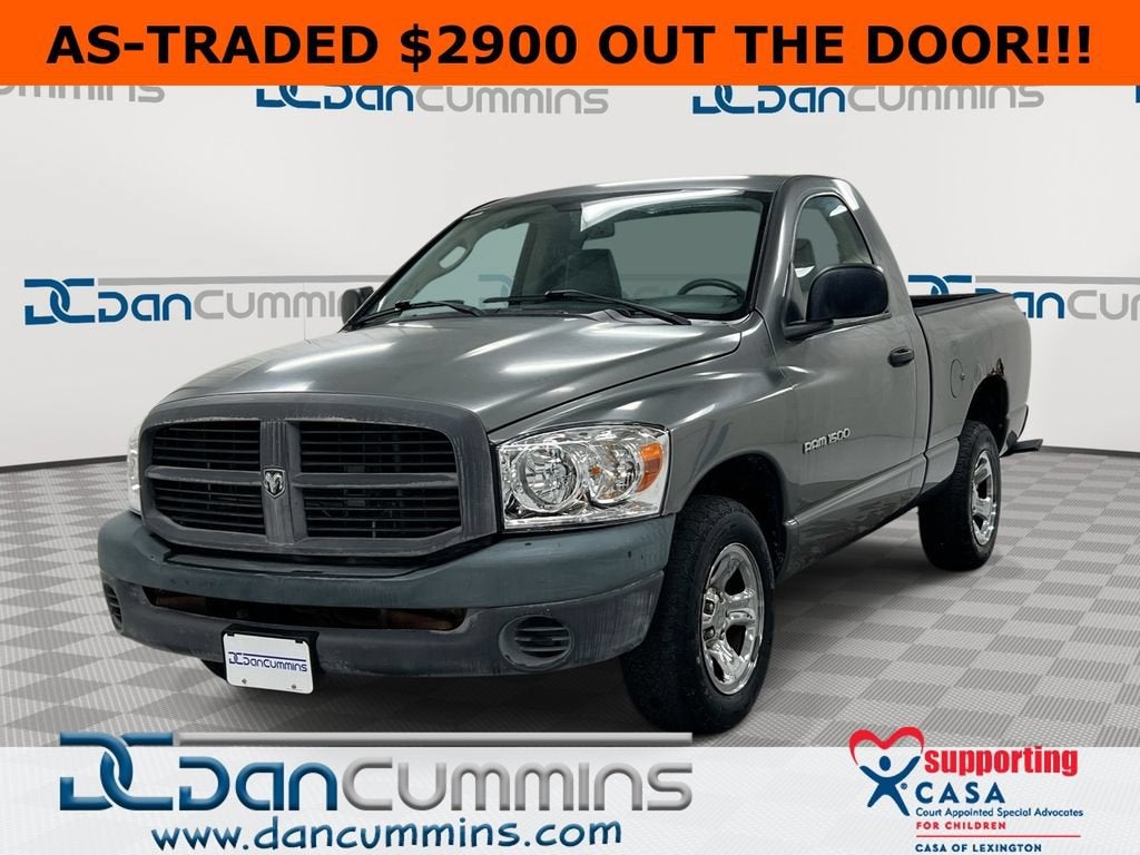 2007 Dodge Ram 1500 ST in Gray — front three-quarter view