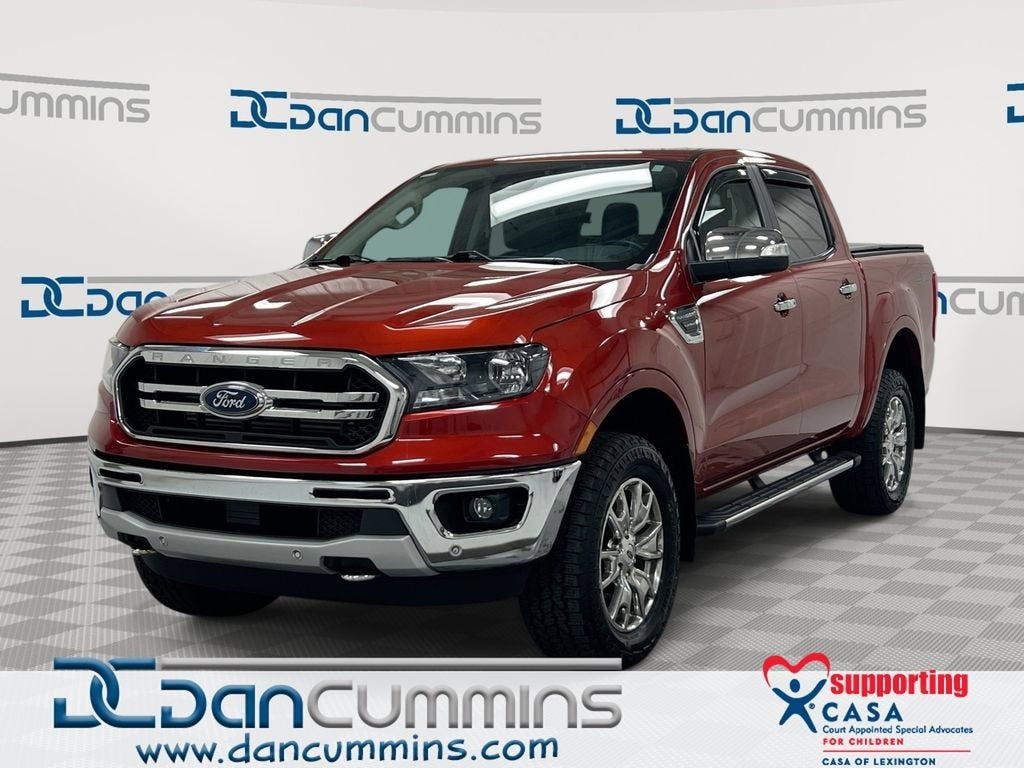 2022 Ford Ranger XL in Red — front three-quarter view