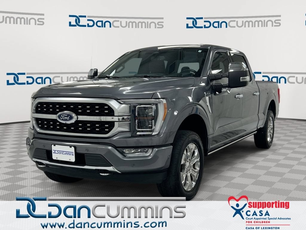 2021 Ford F-150 XL in Gray — front three-quarter view
