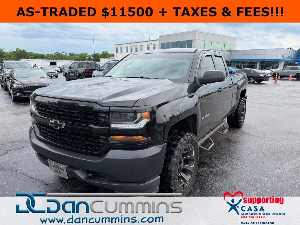 2016 Chevrolet Silverado 1500 Work Truck in Black — front three-quarter view