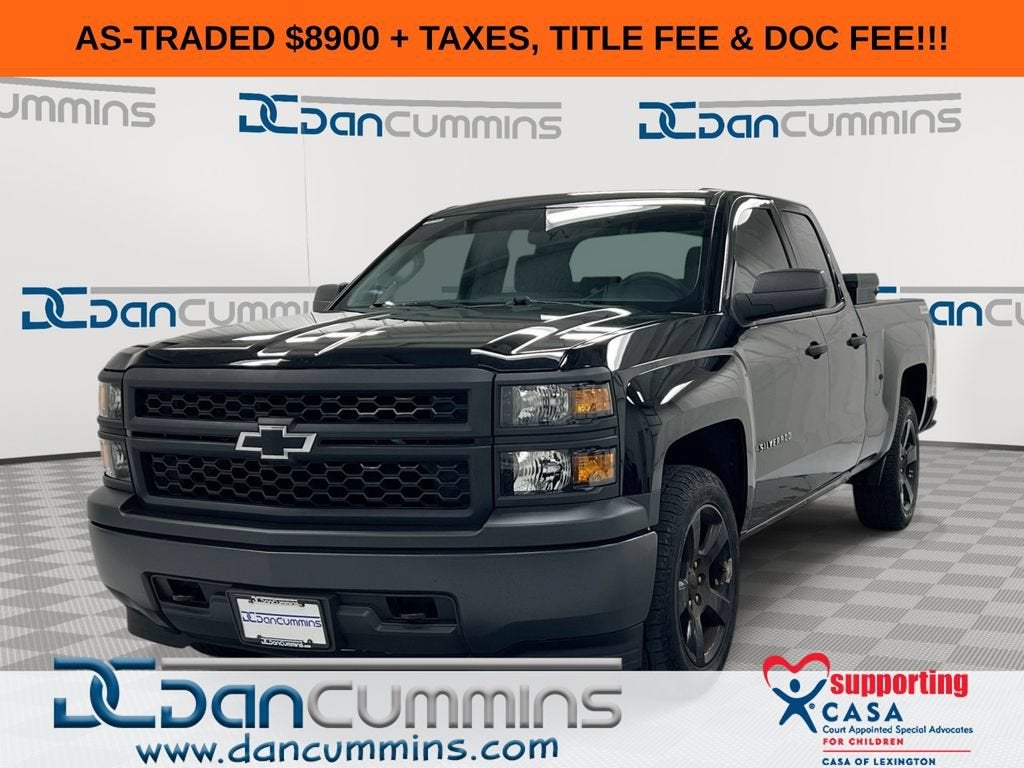 2015 Chevrolet Silverado 1500 Work Truck in Black — front three-quarter view