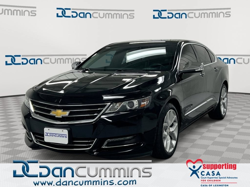 2020 Chevrolet Impala Premier in Black — front three-quarter view