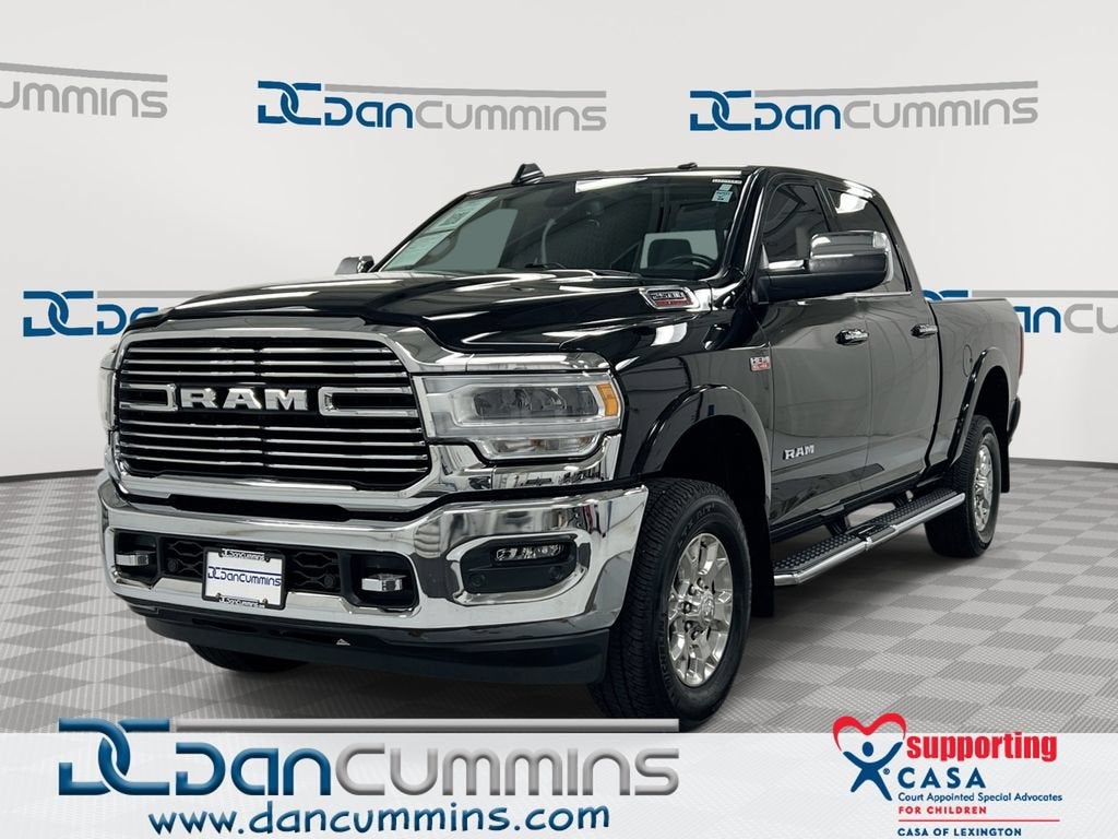 2022 RAM 2500 Laramie in Black — front three-quarter view