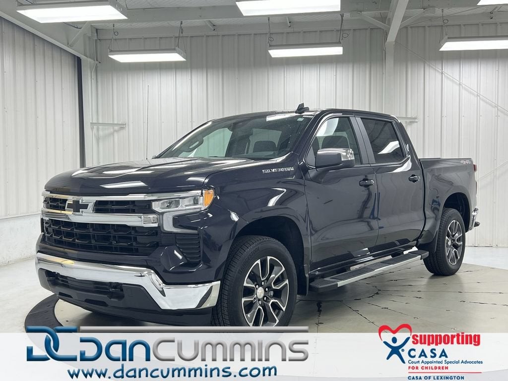 2022 Chevrolet Silverado 1500 LT in Dark Ash Metallic — front three-quarter view