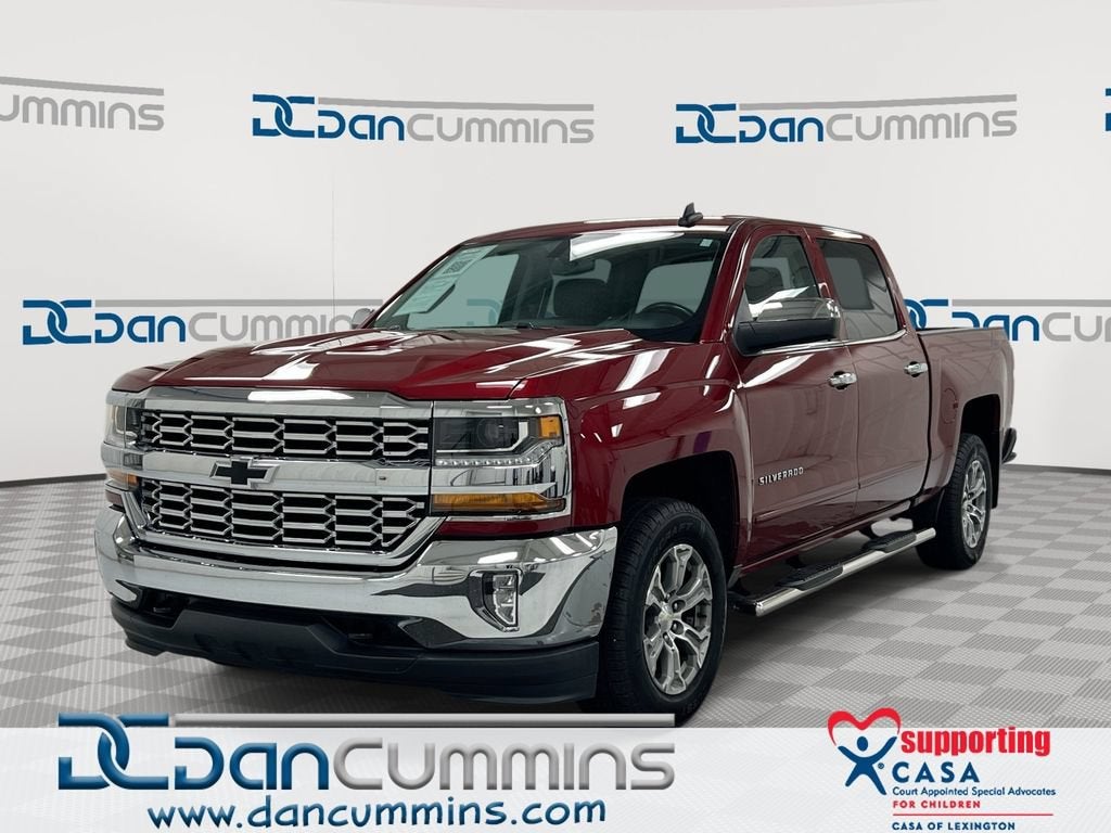 2018 Chevrolet Silverado 1500 LT in Cajun Red Tintcoat — front three-quarter view