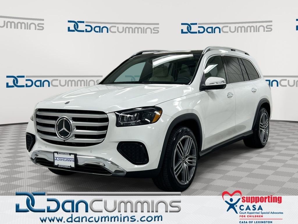 2025 Mercedes-Benz GLS GLS 450 in White — front three-quarter view