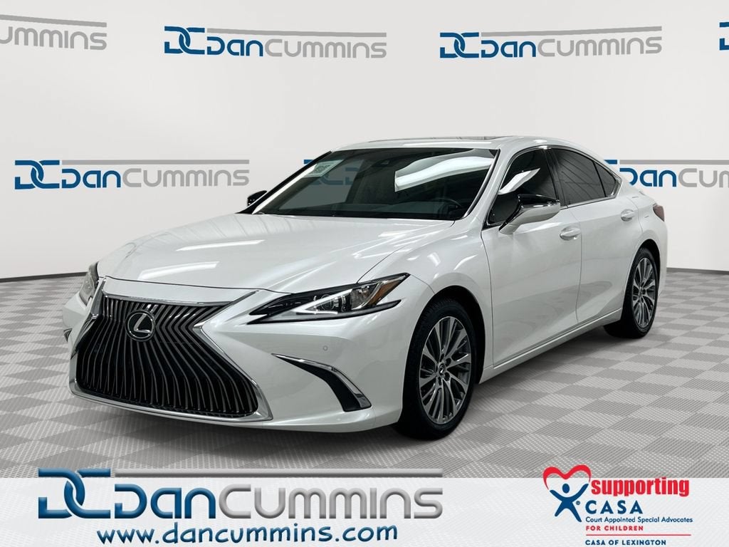 2020 Lexus ES ES 350 in White — front three-quarter view