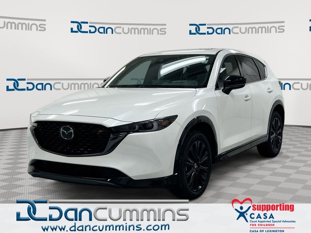 2022 Mazda Mazda CX-5 2.5 Turbo in White — front three-quarter view