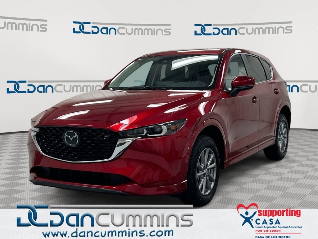 2024 Mazda Mazda CX-5 2.5 S Select Package in Red — front three-quarter view
