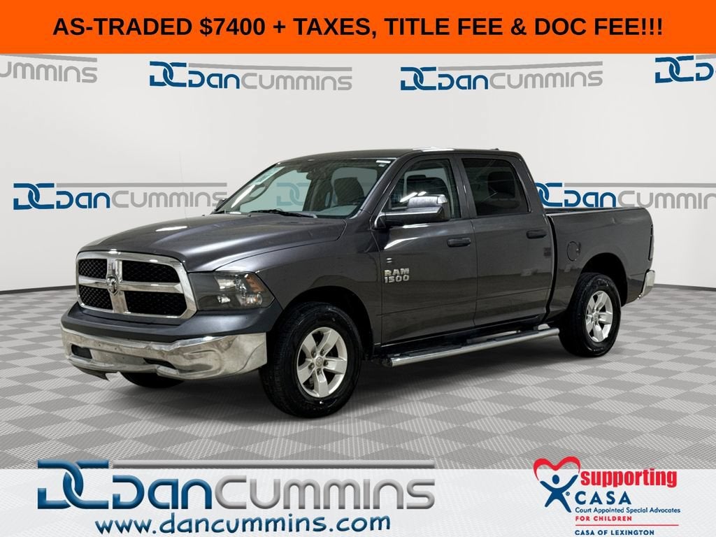 2014 RAM 1500 Tradesman in Black — front three-quarter view