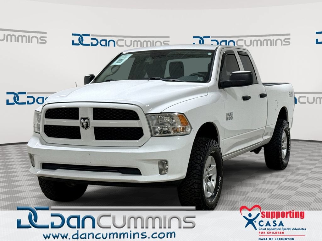 2017 RAM 1500 Express in White — front three-quarter view