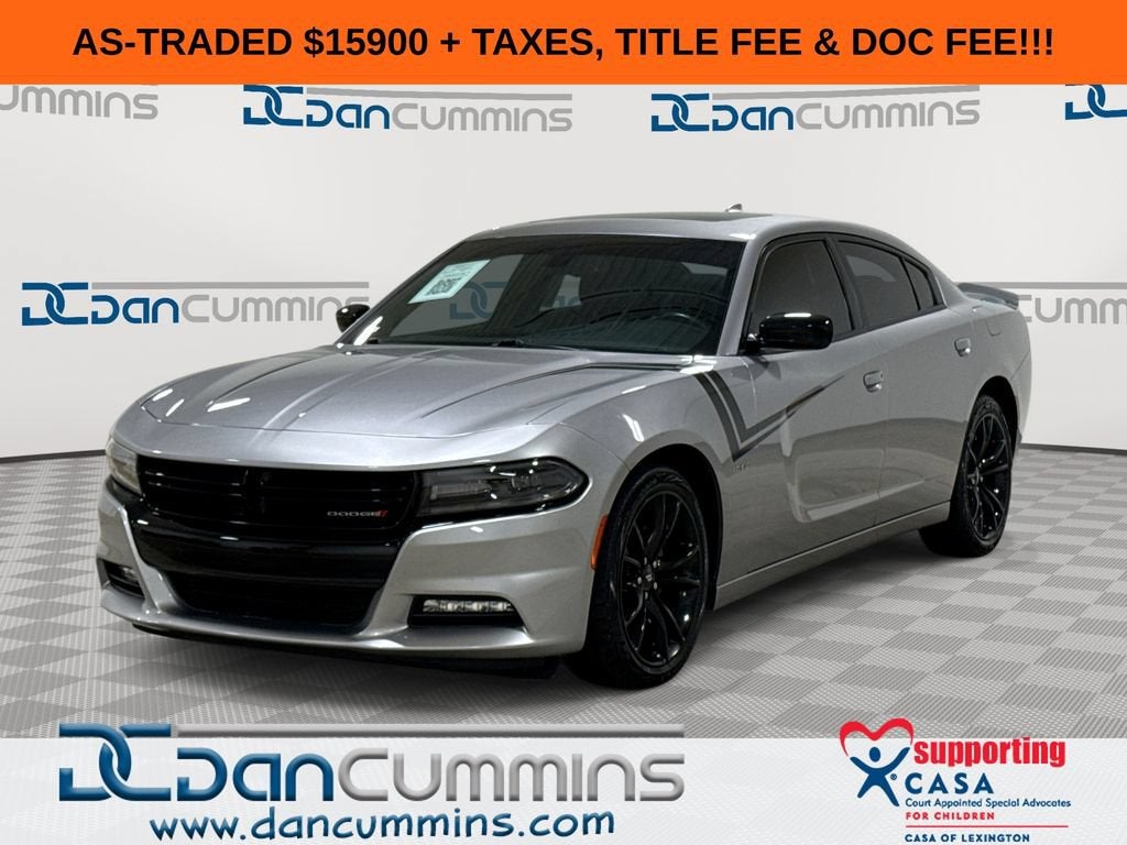 2018 Dodge Charger R/T in Silver — front three-quarter view