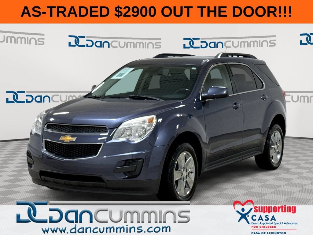 2013 Chevrolet Equinox LT in Atlantis Blue Metallic — front three-quarter view