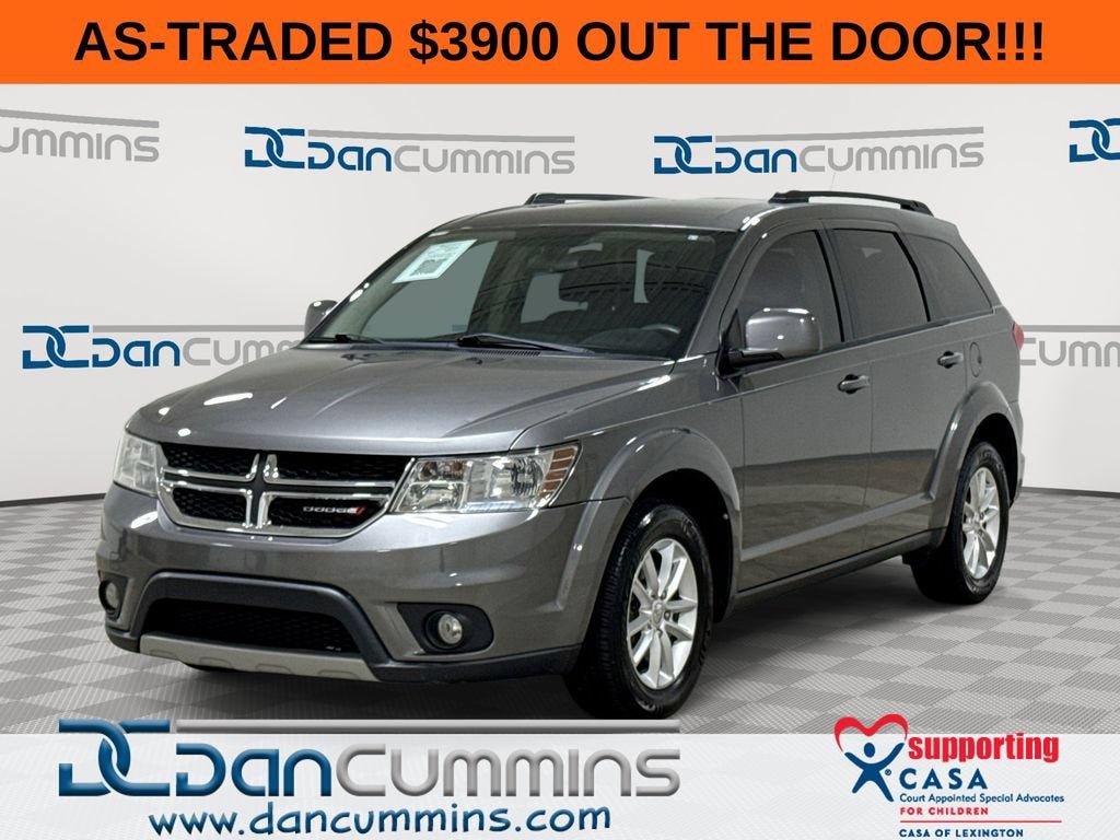 2013 Dodge Journey SXT in Silver — front three-quarter view