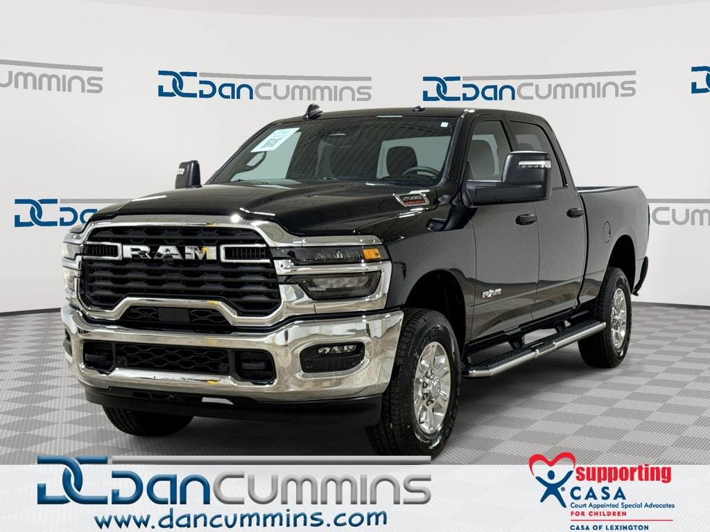 2026 RAM 2500 Big Horn in Black — front three-quarter view
