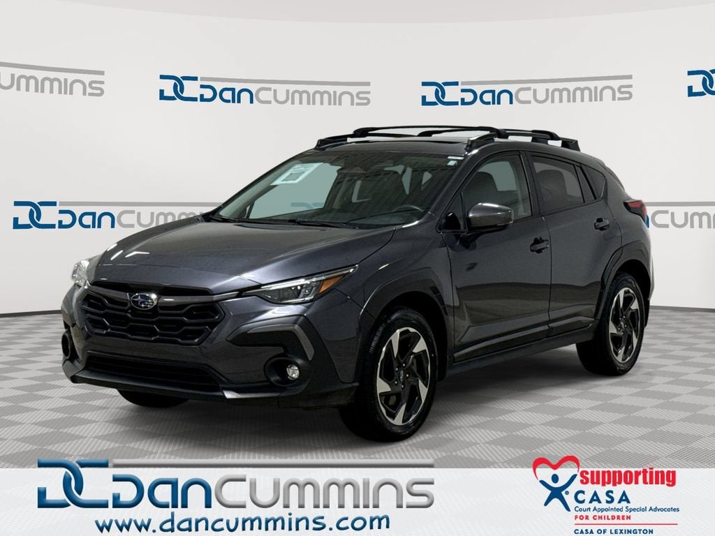 2024 Subaru Crosstrek Limited in Gray — front three-quarter view