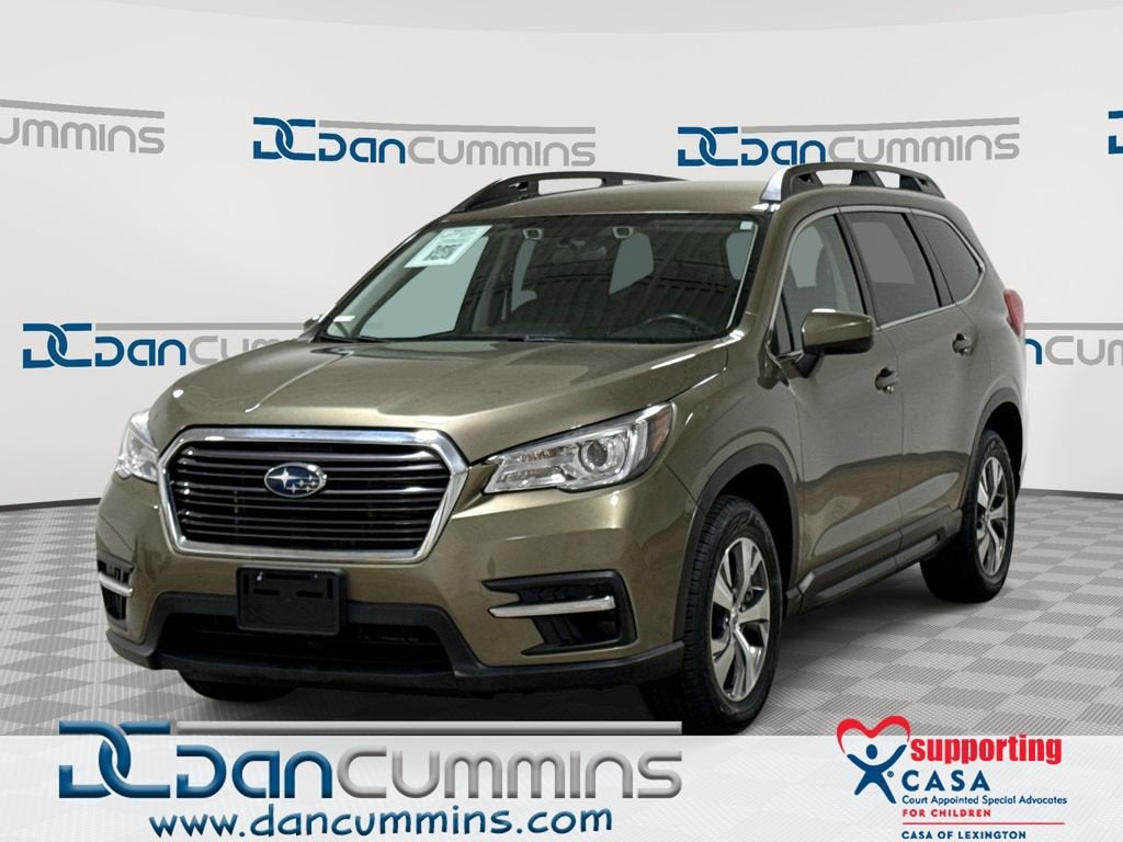 2022 Subaru Ascent Premium in Green — front three-quarter view