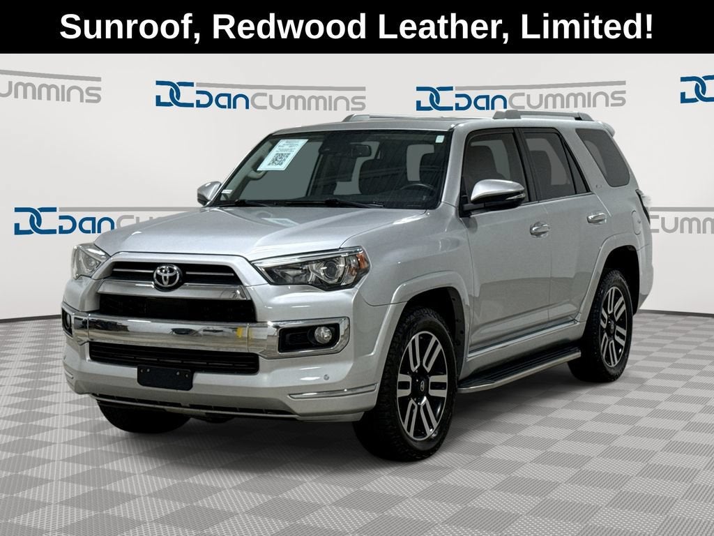 2020 Toyota 4Runner SR5 in Silver — front three-quarter view