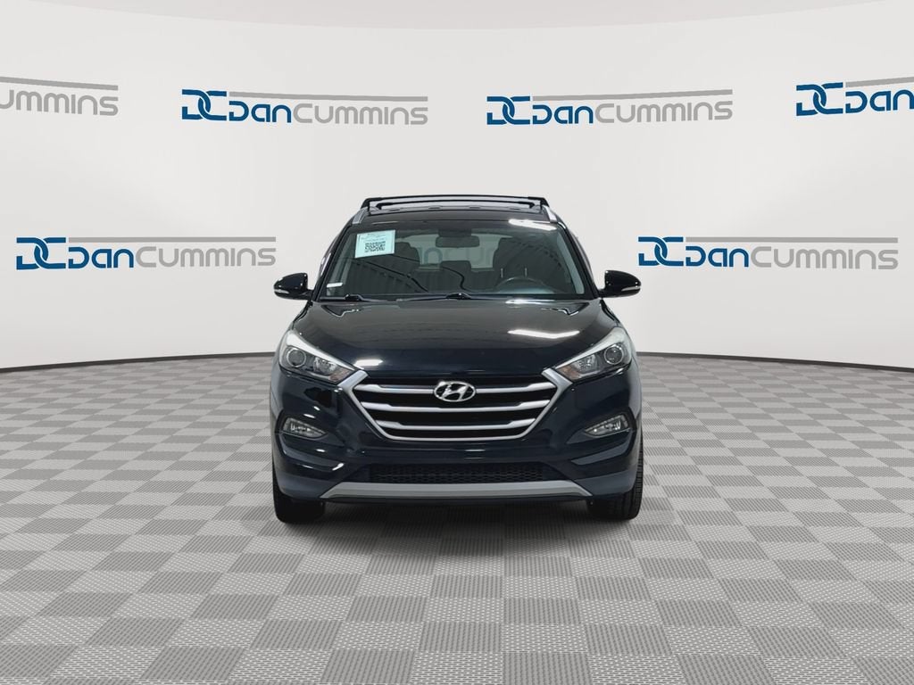 2018 Hyundai Tucson — rear three-quarter view